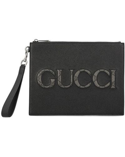 Gucci Handbag With Logo, - Black