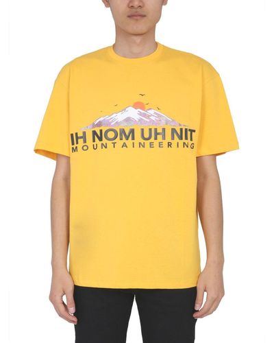 ih nom uh nit Crew Neck T-shirt - Yellow