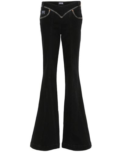 Versace Flare Brittany Trousers/5Pocket - Black