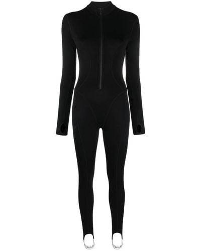 Wolford Wolfrod Thermal Long-sleeve Jumpsuit - Black