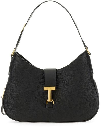 Tom Ford Hobo Bag "Monarch" Medium - Black