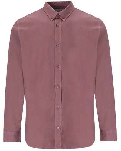 Carhartt L/s Bolton Daphne Shirt - Purple
