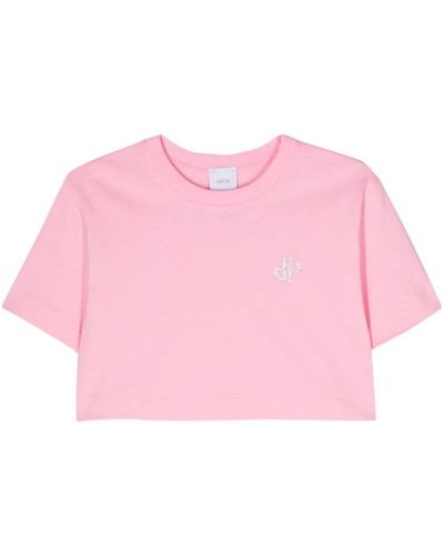 Patou T-Shirt With Logo - Pink