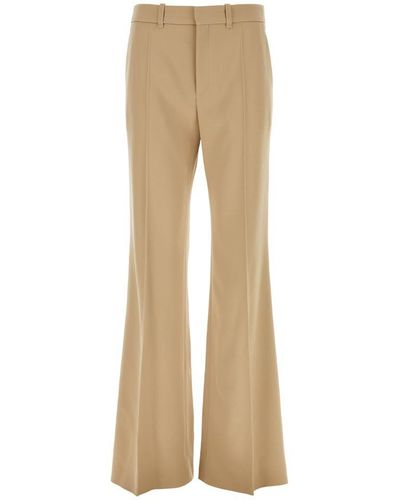 Chloé Flared Tailored Pants - Natural