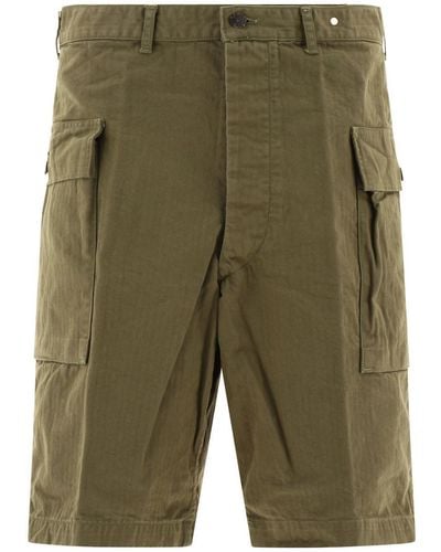 Orslow "Us 2 Pockets Cargo" Shorts - Green