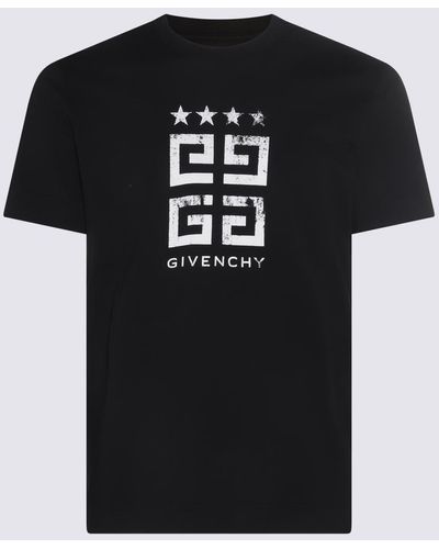 Givenchy And Cotton T-Shirt - Black