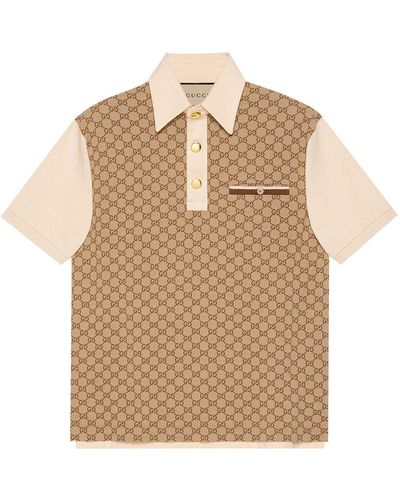 Gucci T-shirts And Polos Beige - Natural