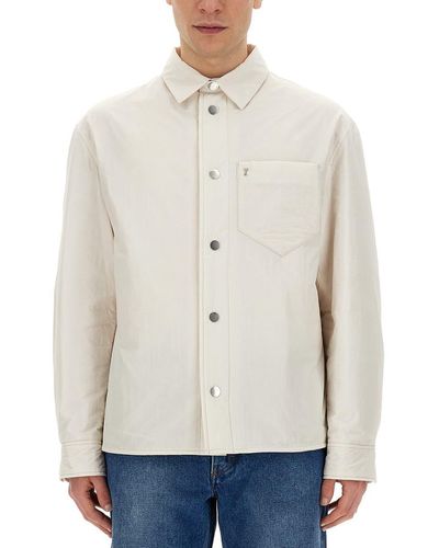 Ami Paris Padded Shirt - White
