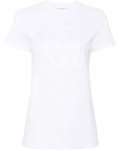 Max Mara Logo Cotton T-Shirt - White