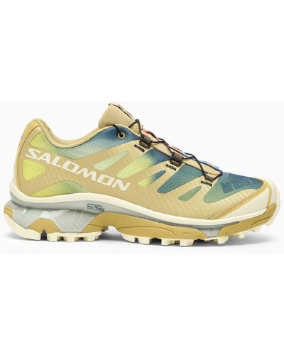 Salomon Low Xt-4 Og Yellow Sneaker - Green