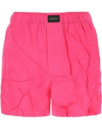 Balenciaga Pajama Shorts - Pink