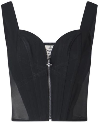 Vivienne Westwood Zip Corset - Black