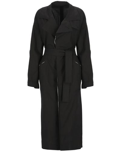 Yohji Yamamoto Coats Black