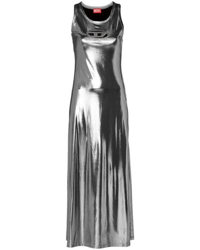 DIESEL D-Lyny Midi Dress - Metallic