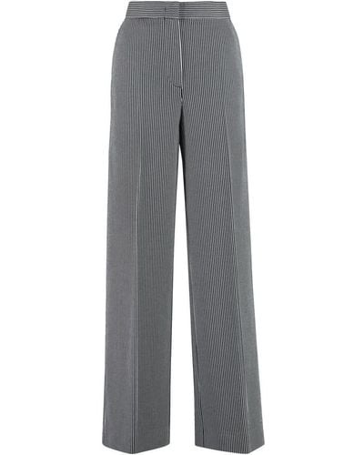 Max Mara Anfora Straight-leg Trousers - Grey