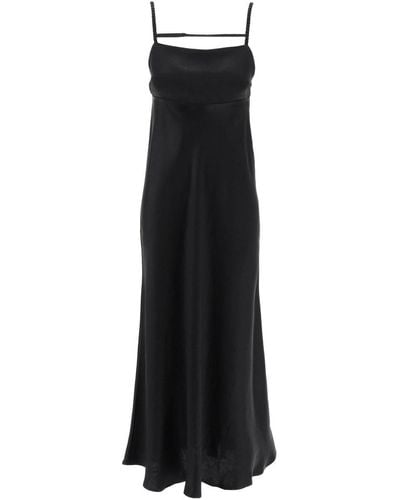 Max Mara Long Baden Dress - Black