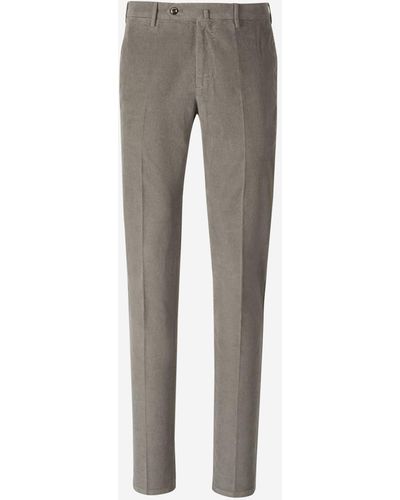 PT01 Cotton Micro Corduroy Pants - Gray