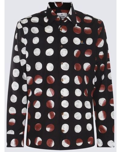 Vivienne Westwood Multicolour Cotton Dots Shirt - Black
