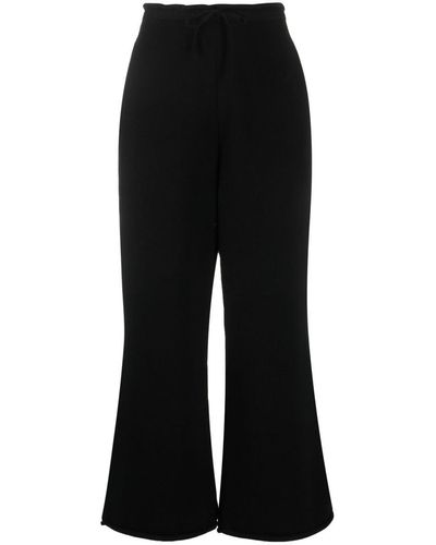 The Row Calsito Wide-leg Cotton Pants - Black