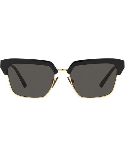 Dolce & Gabbana Dg6185 Dark Sicily Sunglasses - Black