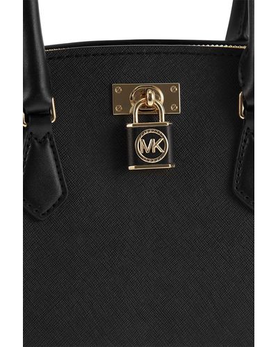 Michael Kors Ruby Leather Handbag - Black