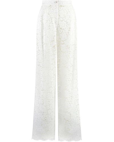 Dolce & Gabbana Trousers - White