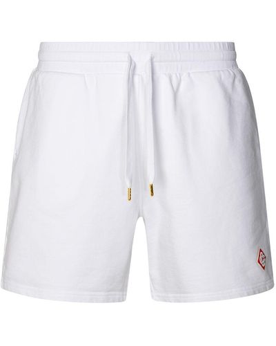 Casablancabrand Organic Cotton Bermuda Shorts - White