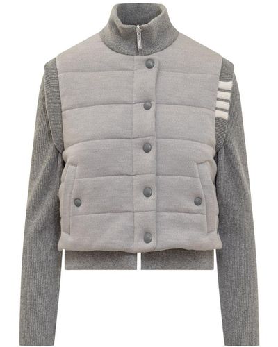Thom Browne Reversible Jacket - Grey