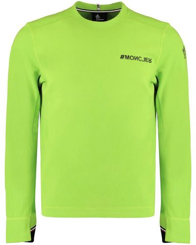 3 MONCLER GRENOBLE Fleece Sweatshirt - Green