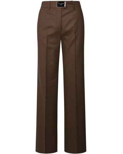 Dolce & Gabbana Camel Wool Pants - Brown