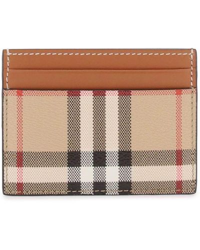 Burberry Check Motif Credit Card Case - Multicolour