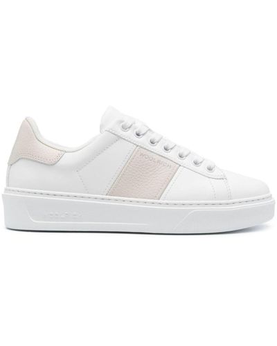 Woolrich Classic Court Leather Trainers - White