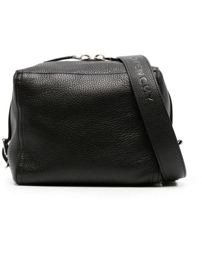 Givenchy Small Pandora Leather Crossbody Bag - Black
