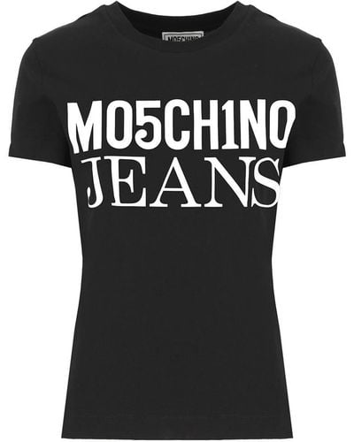 Moschino Jeans T-Shirts And Polos - Black