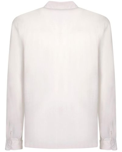 Herno Jersey Crepe Ice Shirt - White