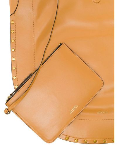 Isabel Marant Oskan Soft Leather Hobo Bag - Multicolour