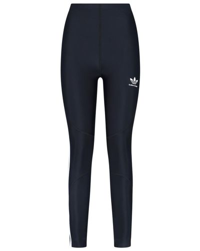 Balenciaga X Adidas Logo Leggings - Blue