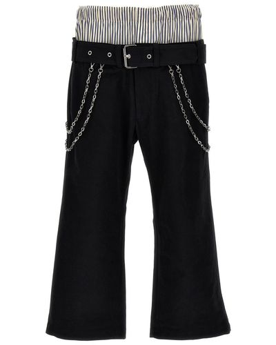 Bluemarble 'Double Layered Boxer' Trousers - Black