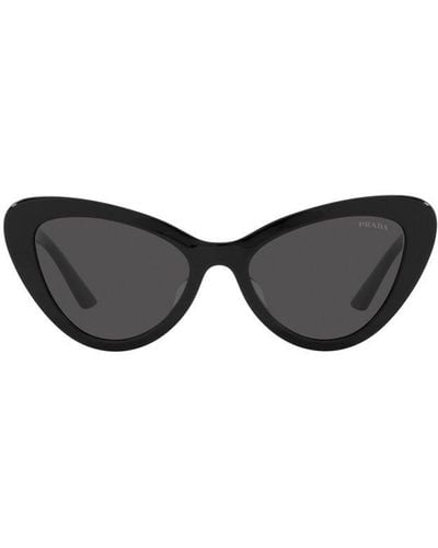 Prada 52mm Cat Eye Sunglasses - Black
