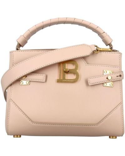 Balmain B-buzz 22 Handbag - Natural