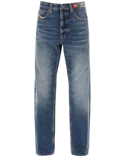 DIESEL 'd-macs' Loose Jeans With Straight Cut - Blue