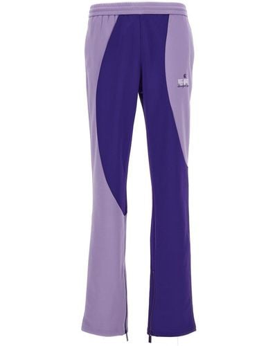 Off-White c/o Virgil Abloh Organic Block Sweatpants - Purple