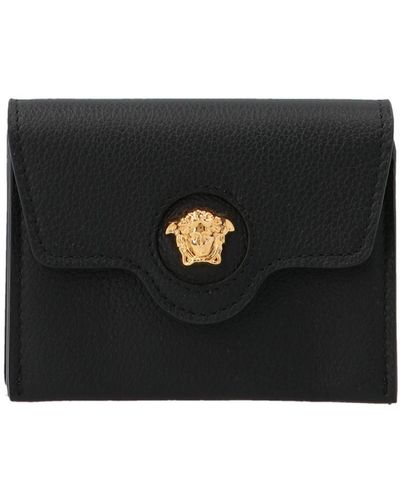 Versace 'medusa' Wallet - Black