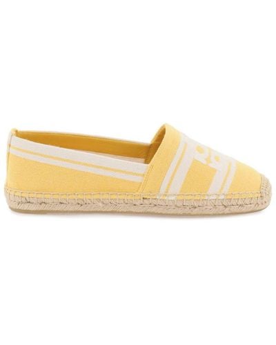 Tory Burch Striped Espadrilles With Double T - Multicolour