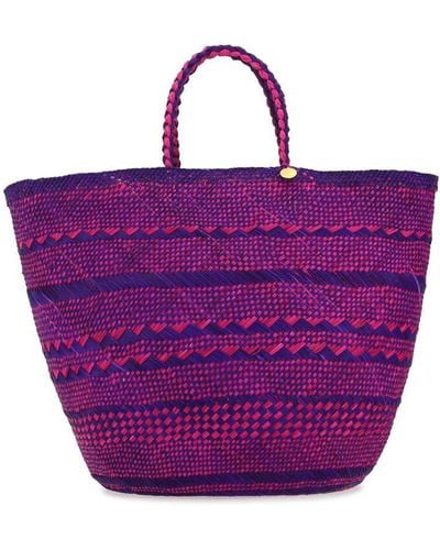 Guanabana Handbags. - Purple