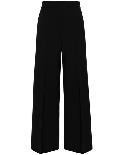 MSGM High-waist Tailored Trousers - Black