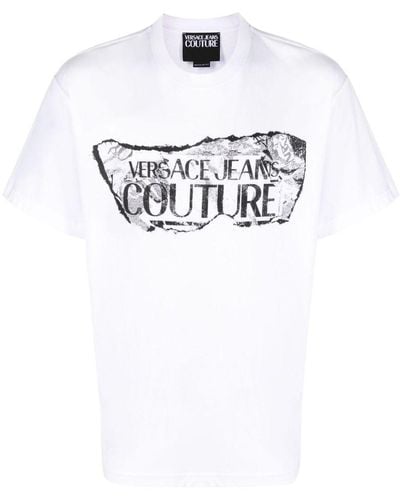 Versace Jeans Couture T-Shirt With Logo - White