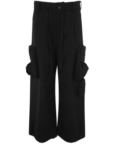 Y-3 Nylon Cuf Trousers Clothing - Black