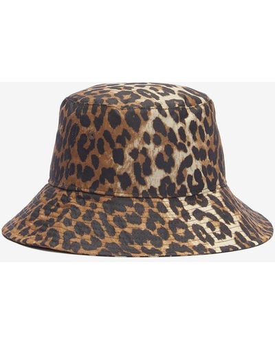 Barbour Bucket Hat X Ganni Hats - Brown