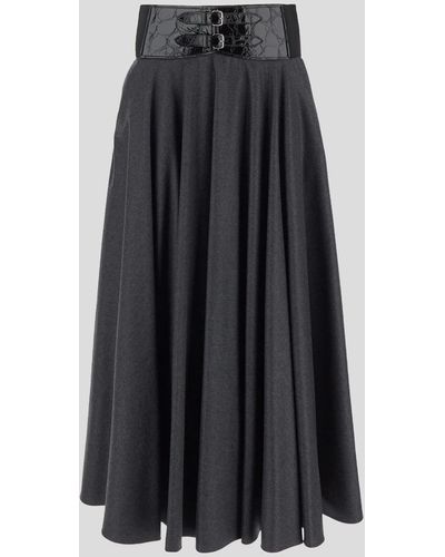 Alaïa Alaia Skirts - Grey